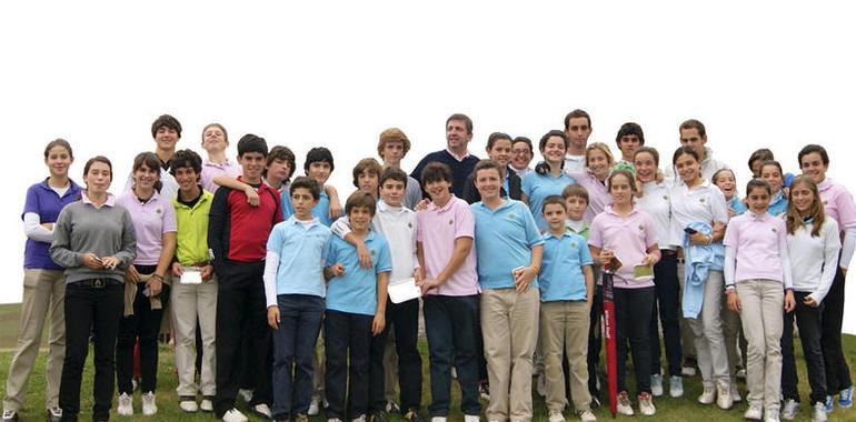 Masiva participación de los juveniles asturianos en  el Campeonato Internacional de Golf Andalucía
