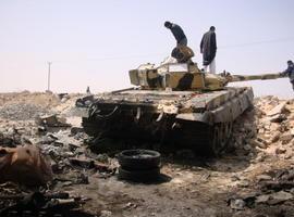 Acusan a las huestes de Gadafi de sembrar minas antipersonas