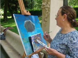 Abre la exposición de obras del III Concurso de Pintura al Aire Libre en Oviedo