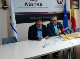 Cesintra y Asetra anuncian la paralización del transporte de carbón desde El Musel en octubre