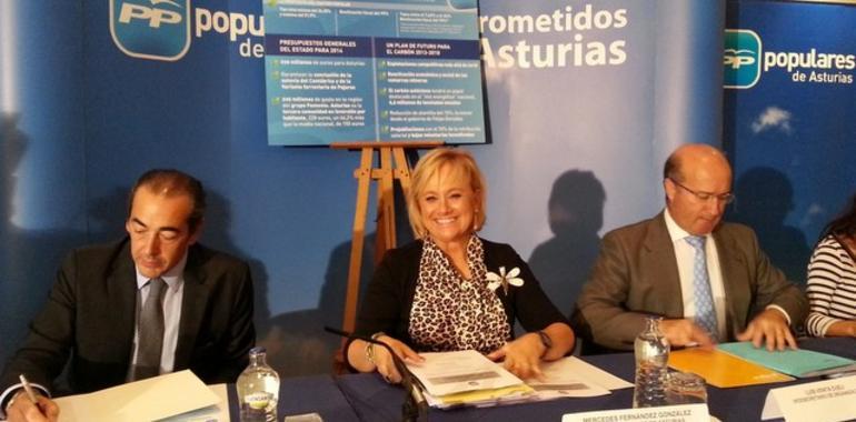 Mercedes Fernández (PP) pide al Gobierno asturiano bajar los impuestos a los asturianos
