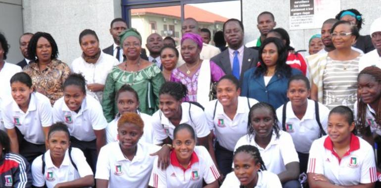 Homenaje a la selección nacional femenina de fútbol de Guinea