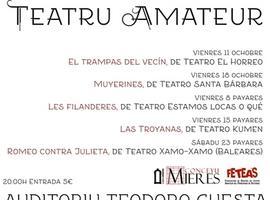 Teatro Amateur en el Auditorio Teodoro Cuesta