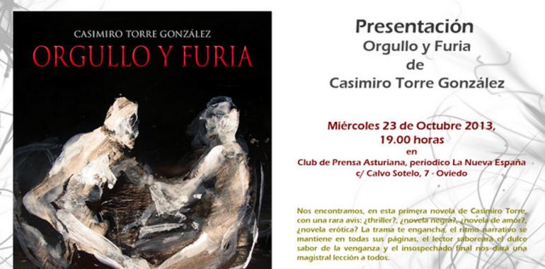 Presentaciones en Asturias del libro Orgullo y Furia de Casimiro Torre
