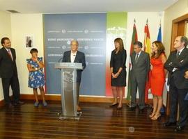 Recepción del Gobierno Vasco a representantes de la sociedad vasca en Madrid 