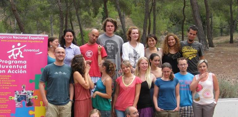 Jóvenes de nueve países de Europa reciben en Murcia formación inicial sobre el voluntari