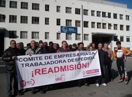 Paro de trabajadores de HIASA en protesta por el despido de una trabajadora