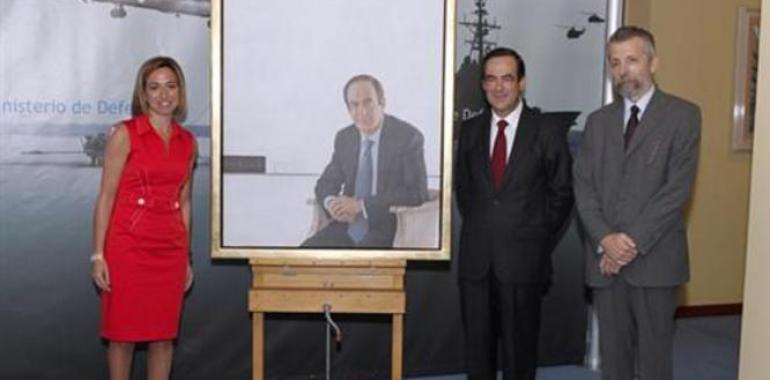 Chacón: "Este cuadro es mucho más que una imagen, es un símbolo de la huella tras tu paso por este Ministerio"