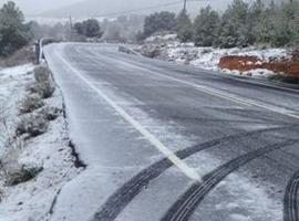 Descenso de las temperaturas y nieve bajando a 600 metros hoy en Asturias