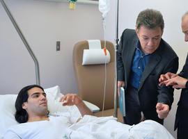 Santos se declara optimista de la pronta recuperación de Radamel Falcao