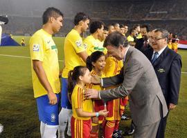 ‘Que a nuestra Selección y a toda Colombia les vaya muy bien’, dijo el Presidente Santos en el Mundial Sub-20  