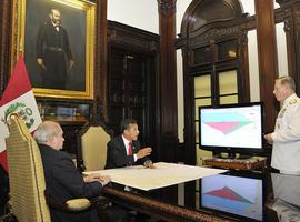 Humala ordena a la Marina de Guerra peruana \estrenar\ sus nuevas aguas territoriales