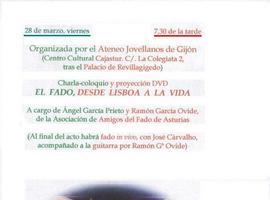 Conferencia \"El Fado, desde Lisboa a la vida\" de Ángel García Prieto, en el Ateneo Jovellanos