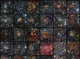 Aparecen 96 nuevos cúmulos estelares detrás de nubes de polvo