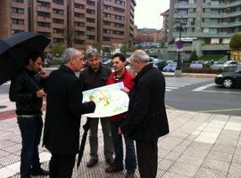 El GMS pide una rotonda en la confluencia de las calles Mieres, Montecerrao y Celestino Álvarez