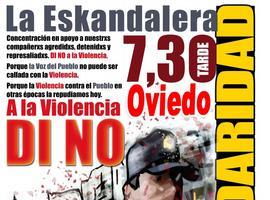 15M Oviedo convoca una concentración en La Escandalera el domingo a las 19 horas
