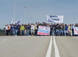 Manifestación el jueves con los trabajadores de Armón en el Humedal, Gijón