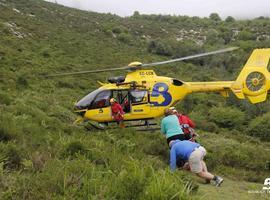 Rescatados varios excursionistas en sendas operaciones en la zona de El Sueve