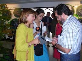 Visita de la alcaldesa de Langreo a empresas del Concejo en la FIDMA