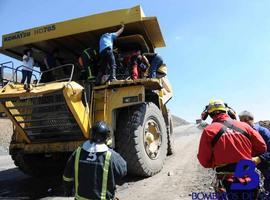 Minero gravemente herido al chocar dos dumper en Cerredo