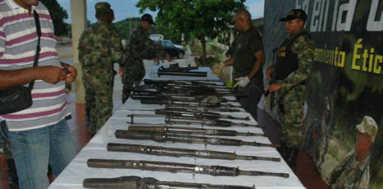 Hallado arsenal de guerra de las bandas criminales en La Guajira (Colombia)