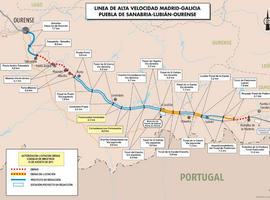 Fomento licita por 221,3 M€ dos nuevos tramos de la línea de alta velocidad a Galicia