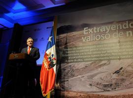 Piñera destaca la aportación de la minería al desarrollo de Chile