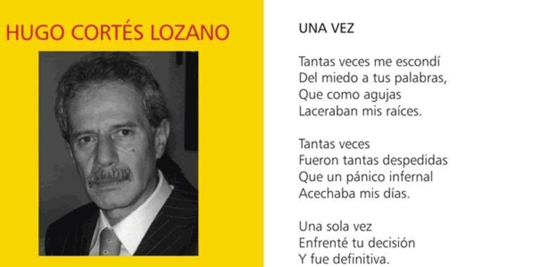 Lectura poética de Hugo Cortés Lozano en la Casa de Poesía Silva