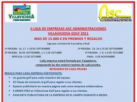 II Campeonato de la Liga de Empresas ASC en el Golf de Villaviciosa