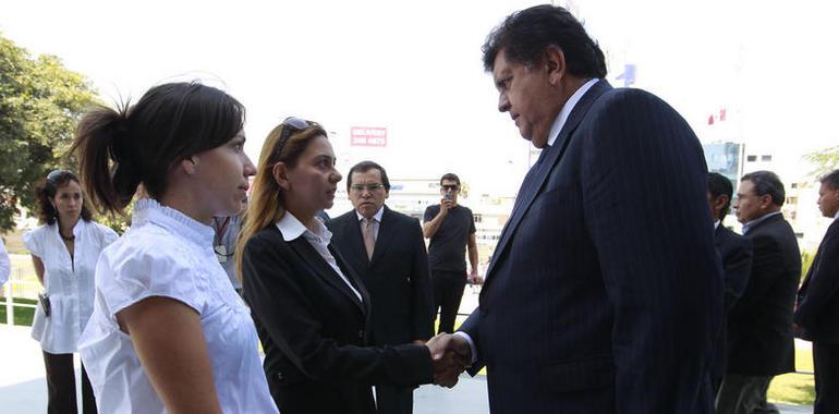 El presidente García asistió al velorio del antropólogo Fernando Fuenzalida 