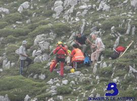 Rescatado un montañero herido en Quirós