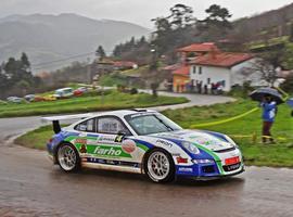 Óscar Palacio en el Rallye Isla Tenerife para despedirse del Porsche 997 
