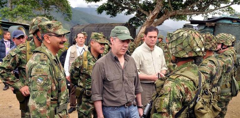 Desde Marquetalia, el Presidente Santos invita a las Farc a desmovilizarse  