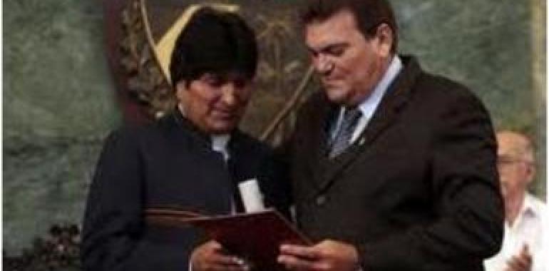 Evo Morales, Dolctor Honoris Causa por la Universidad de la Habana