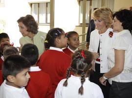 Aguirre acompaña a SM La Reina en el acto oficial de inicio del curso escolar