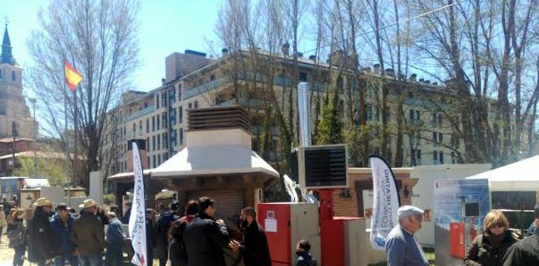 Generador de aire de biomasa de Smart Heating, destacado atractivo en la Feria de Lerma