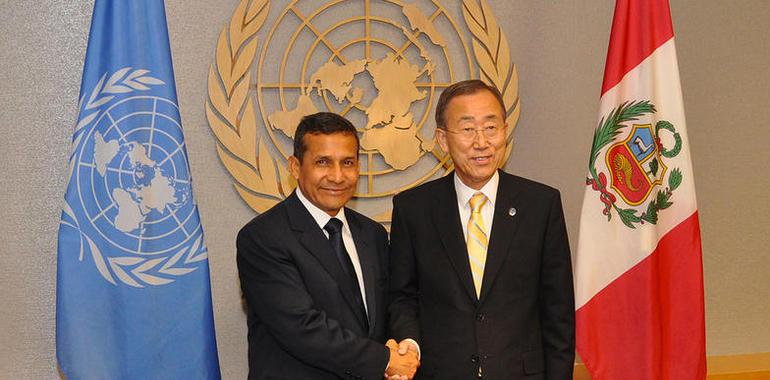 Humala habla en la ONU de "democratizar la democracia" y afirma su compromiso con objetivos del Milenio