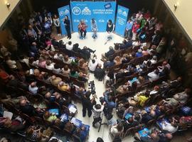 Cospedal pide en Gijón votar al PP para que haya más empleo de calidad