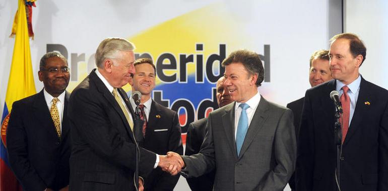 Presidente Santos destaca apoyo de congresistas estadounidenses al TLC