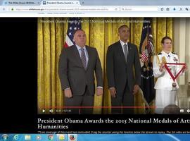 Obama impone la Medalla de las Artes al asturiano José Andrés