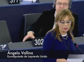 Angela Vallina pide a la UE y a España que reacionen frente a la violencia machista 