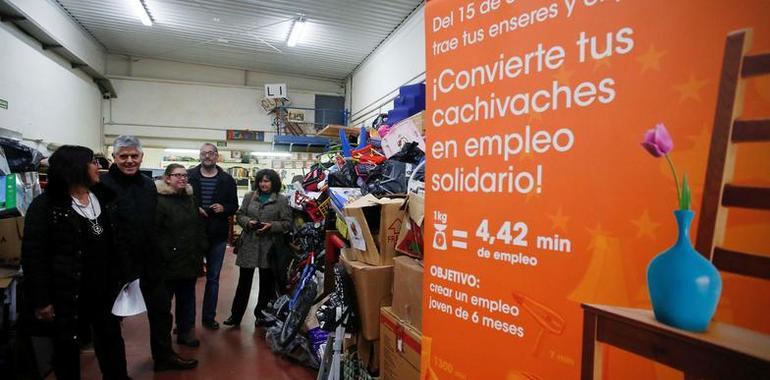 Los asturianos donan 15.150 kilos de objetos usados a Emaús en la recogida solidaria de Cogersa