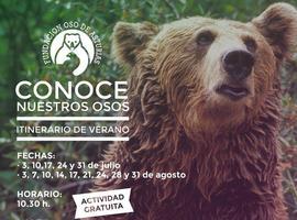 Escolinos asturianos amigos del oso