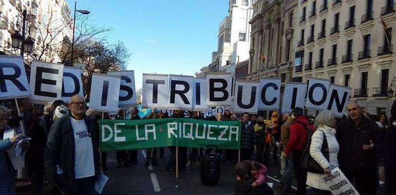Recortes Cero Asturias participó en la manifestación sindical en Madrid