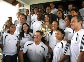 Presidenta Chinchilla juramenta a atletas costarricenses 