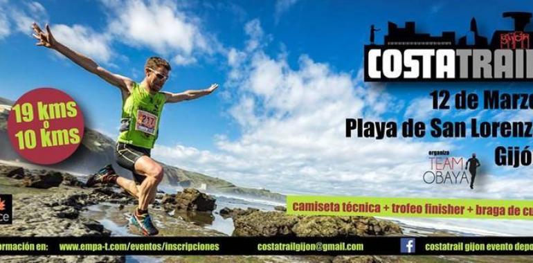 Costa Trail, la carrera para correr por el litoral gijonés, reunirá a 450 atletas 