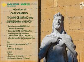 Café Camino de Caja Rural para impulsar negocios en torno al Camino de Santiago