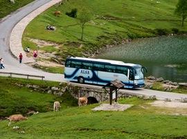 Protestas por el colapso en los accesos a los lagos de Covadonga