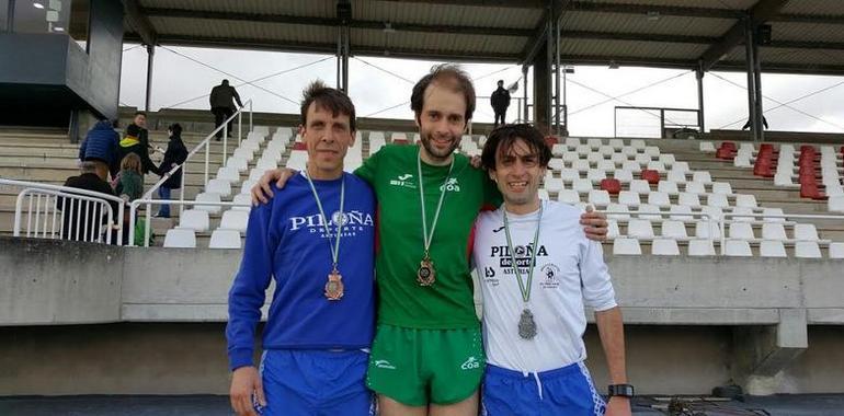 Cuatro medallas para los atletas del C.O.A. en el Asturias de fondo en pista