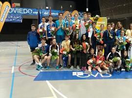 3 oros 2 platas y 3 bronces del badminton asturiano en el CE Sub-15 